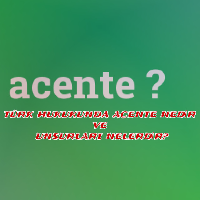 acente nedir